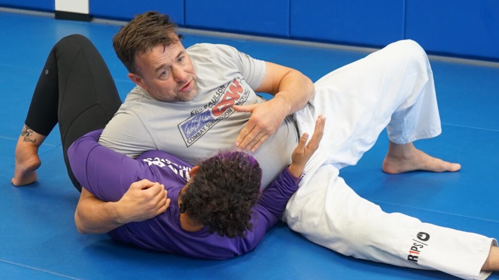 Sifu Alan Baker teaching Brazilian Jiu-Jitsu 