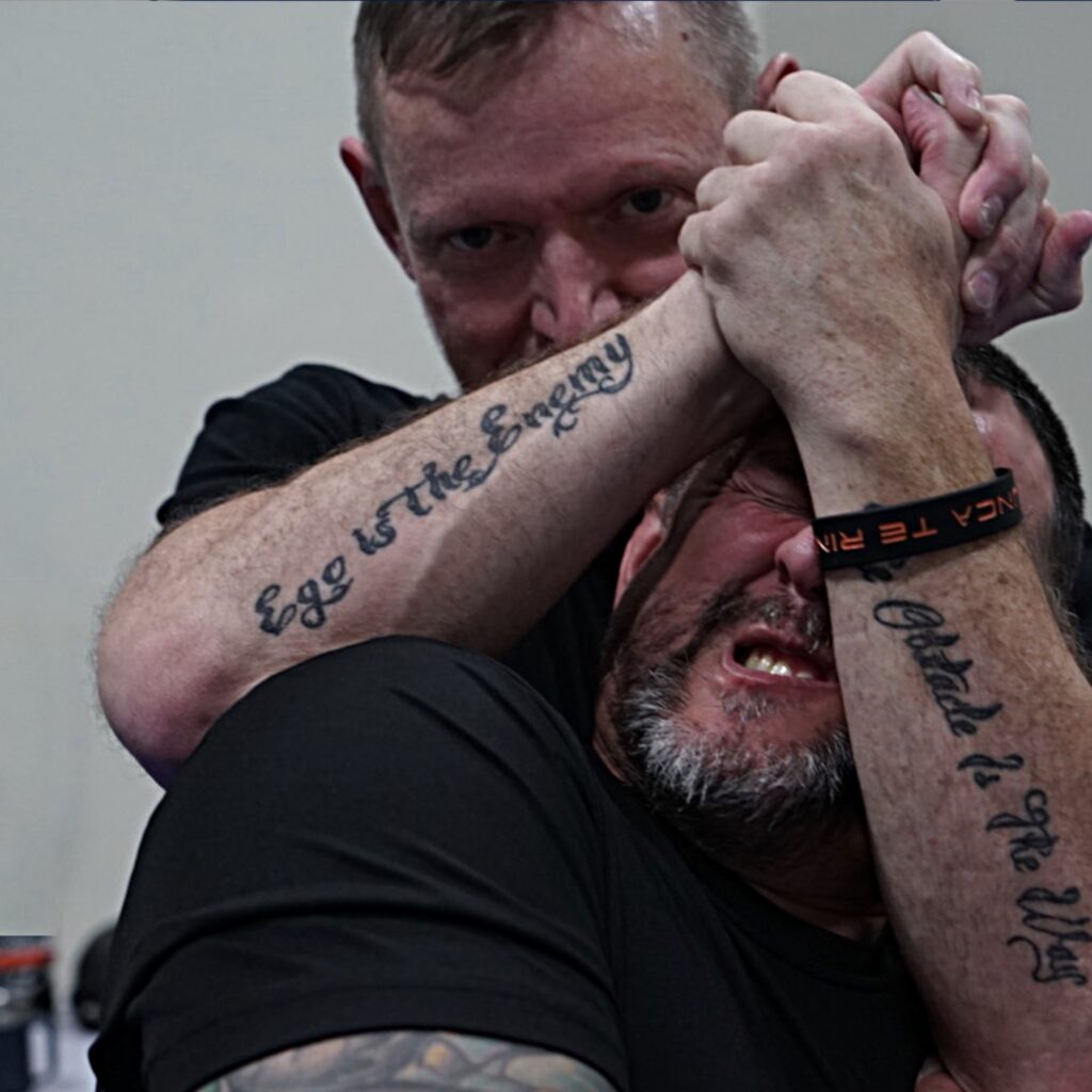 Keysi Fighting Method Instructors training in class in the Atlanta Instructors camps with Sifu Alan Baker 