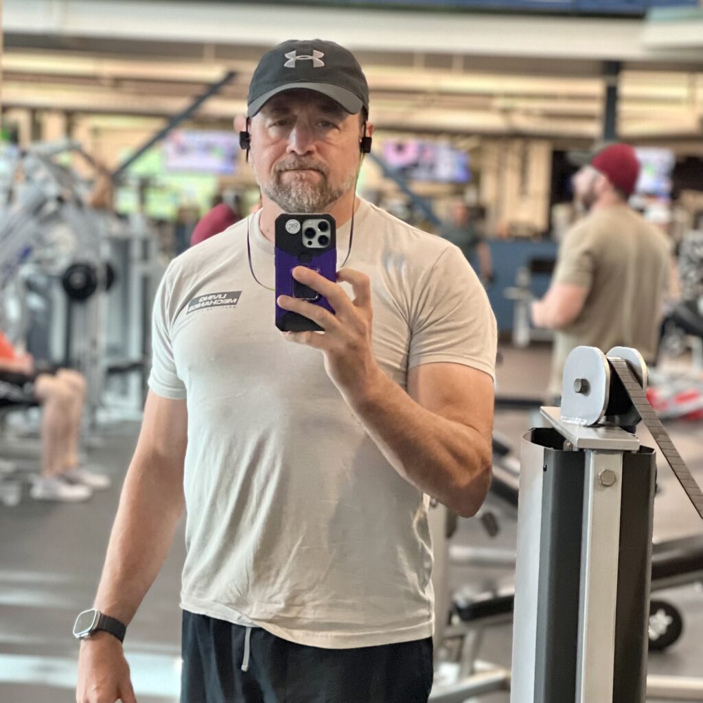 Sifu Alan Baker in the gym