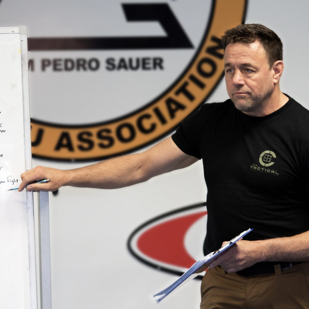 Sifu Alan Baker teaching at a recent C-Tac instructor training course 