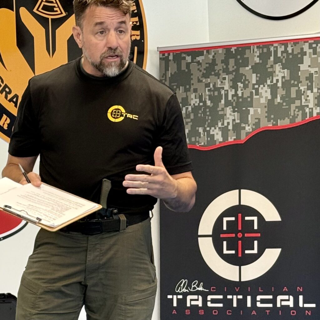 Sifu Alan Baker teaching at a recent C-Tac® Instructor training camp in Atlanta ga. 