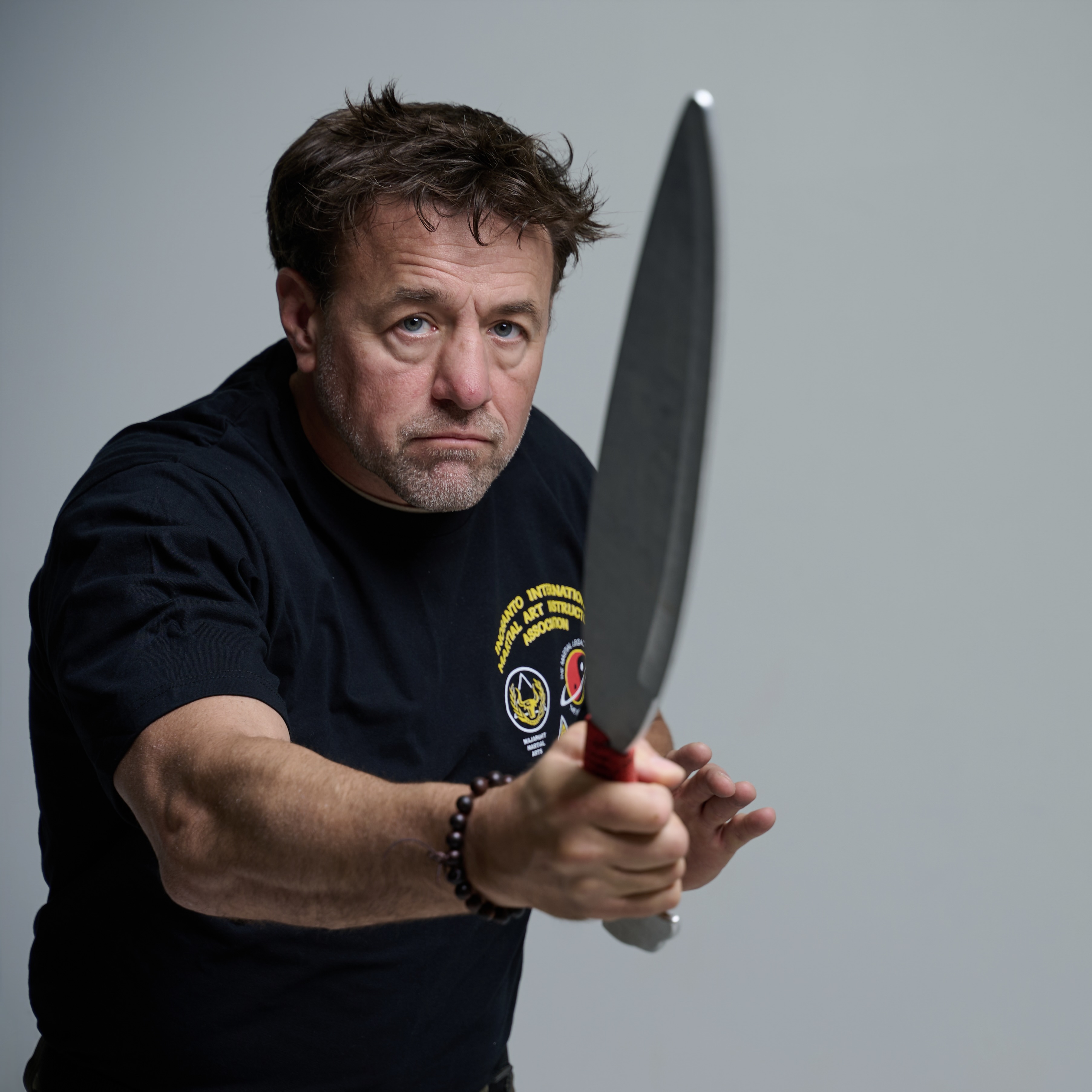 Guro Alan Baker training Filipino Martial Arts 'Kali'