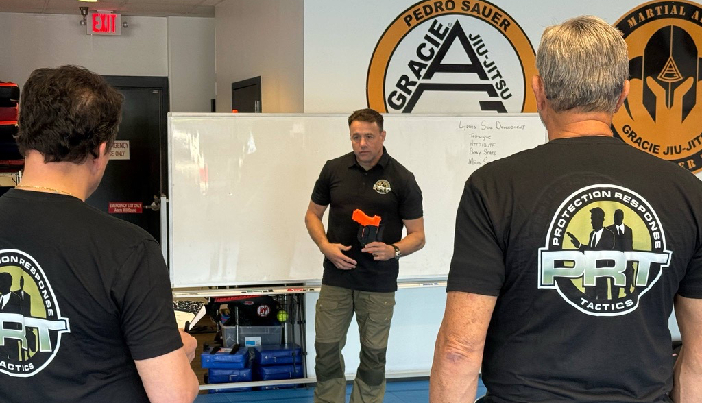Alan Baker teaching Protection Response Tactics