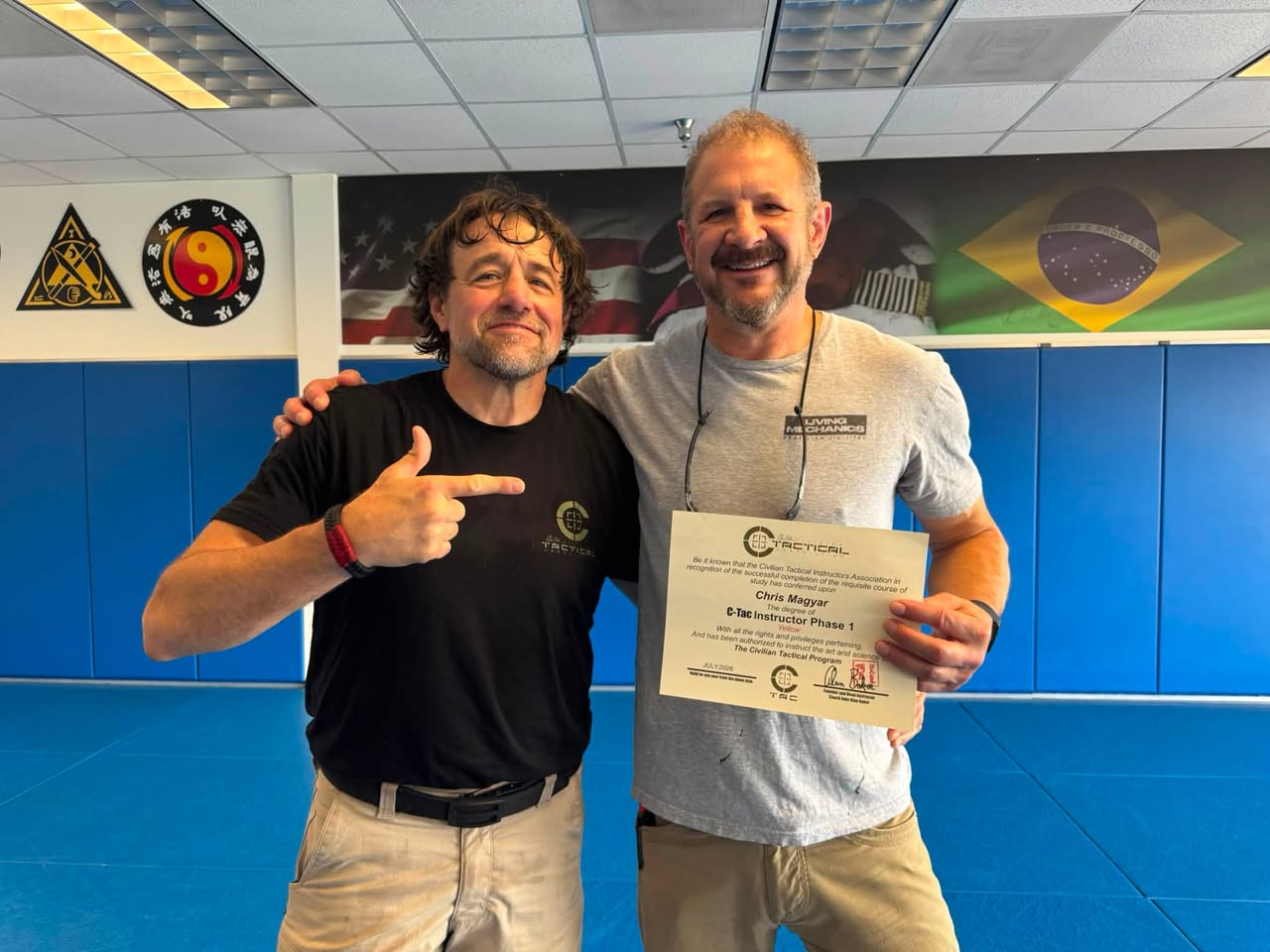 A C-TAC instructor receiving recognition during the July 2026 camp