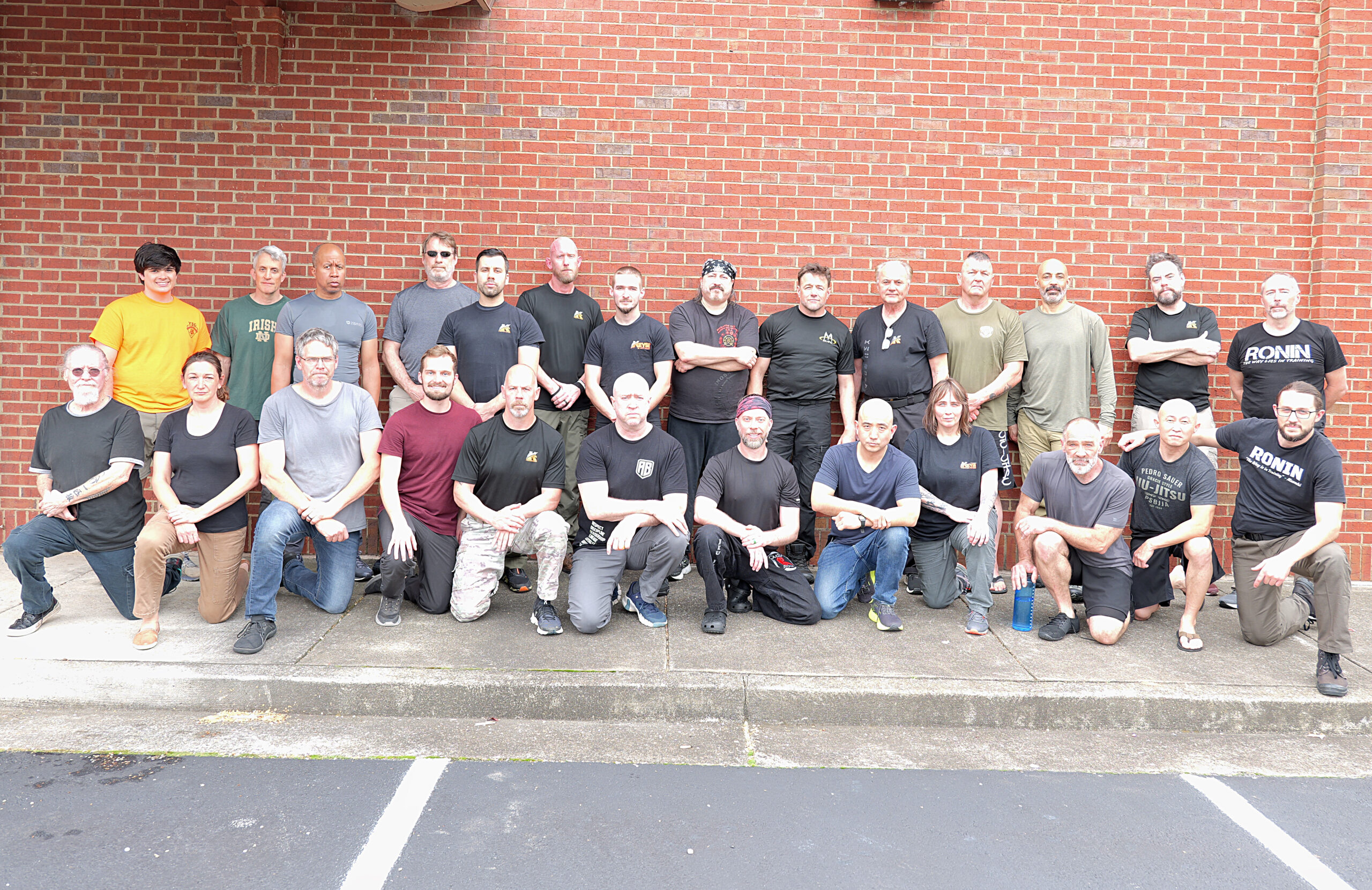 Keysi Fighting Method training group gathered after a seminar